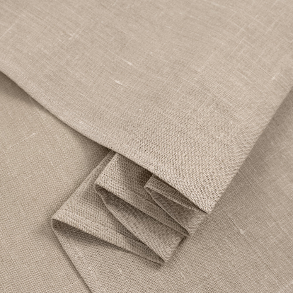 Beige Linen Tablecloth