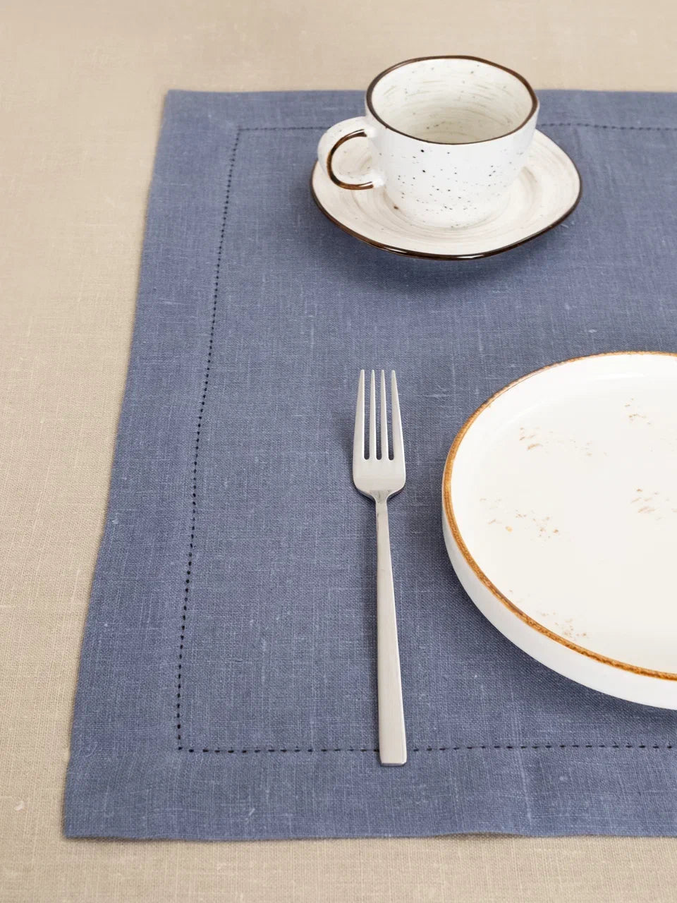 Blue-Gray Linen Napkin